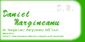 daniel margineanu business card